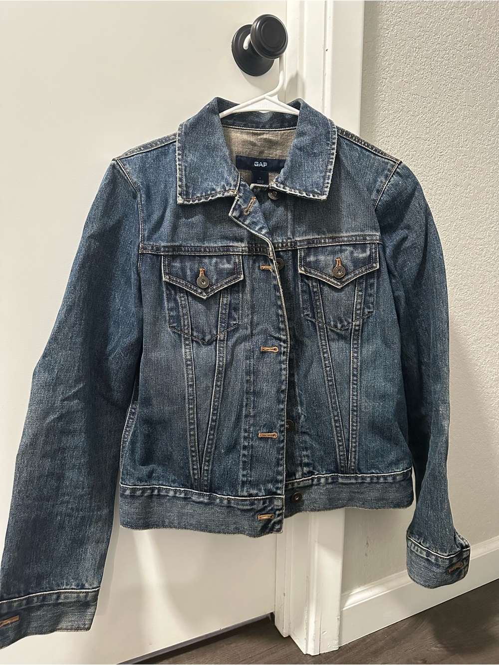 GAP Women's Dark Blue Denim Jacket